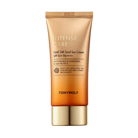 Crème Solaire Or 24 Carats - Intense Care Gold24K Snail Sun Cream SPF50+ PA++++ 50ml